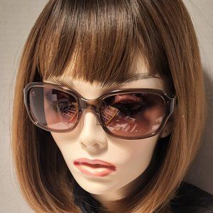 NWT Nine West Sunglasses Rx-Able Optical Quality Brown/Brown Tinted Lenses